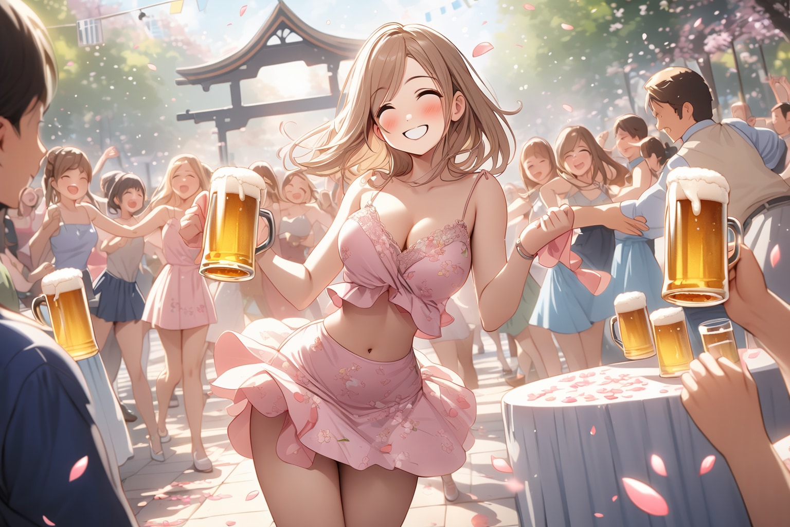 花見宴会で気分はアゲアゲ❤　VEGA版