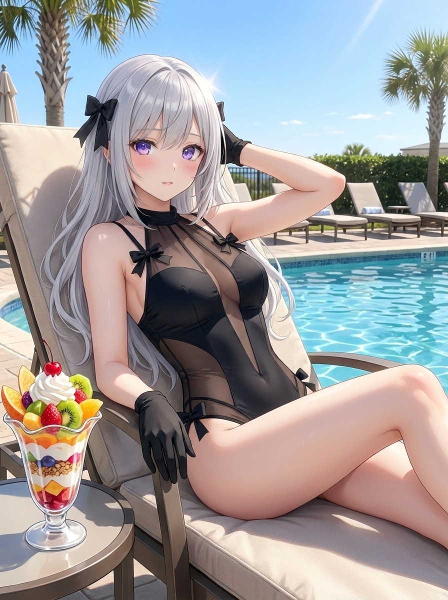 VEGAちゃんパフェ | の人気AIイラスト・グラビア