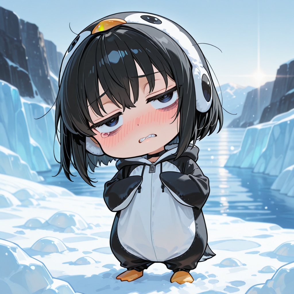 にいちゃん…「なんきょくをのりこえろ」なんてムリだよぅ…🐧