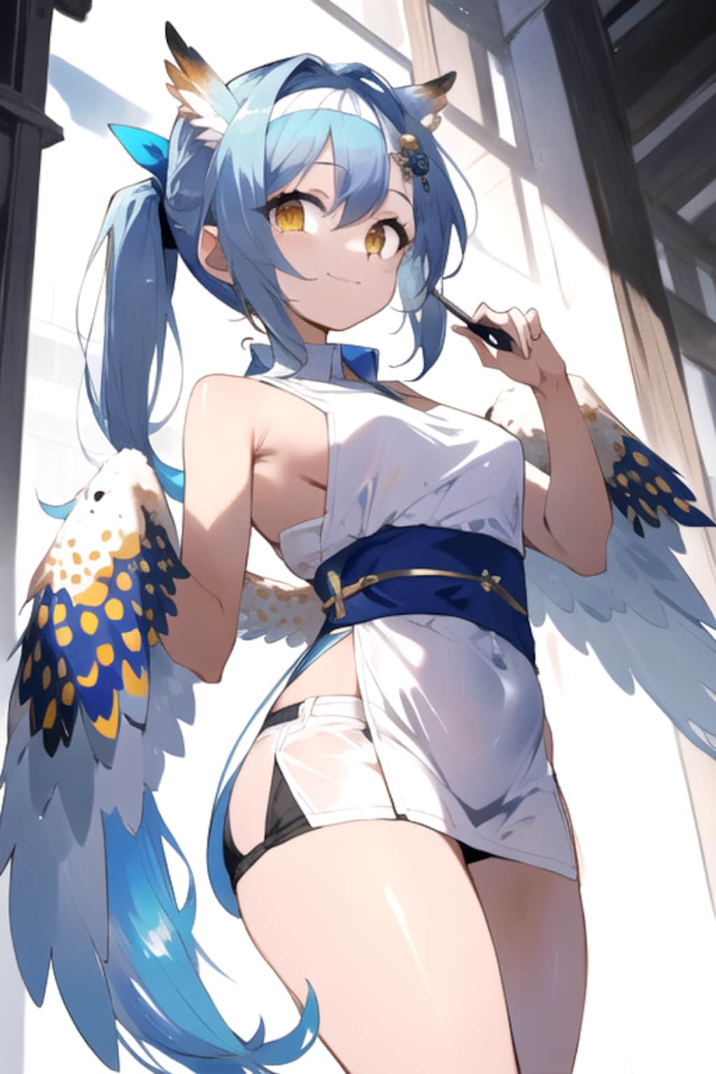 ミミズクちゃんの変身