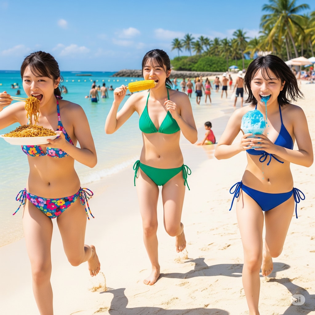 ビーチの主役は海の家