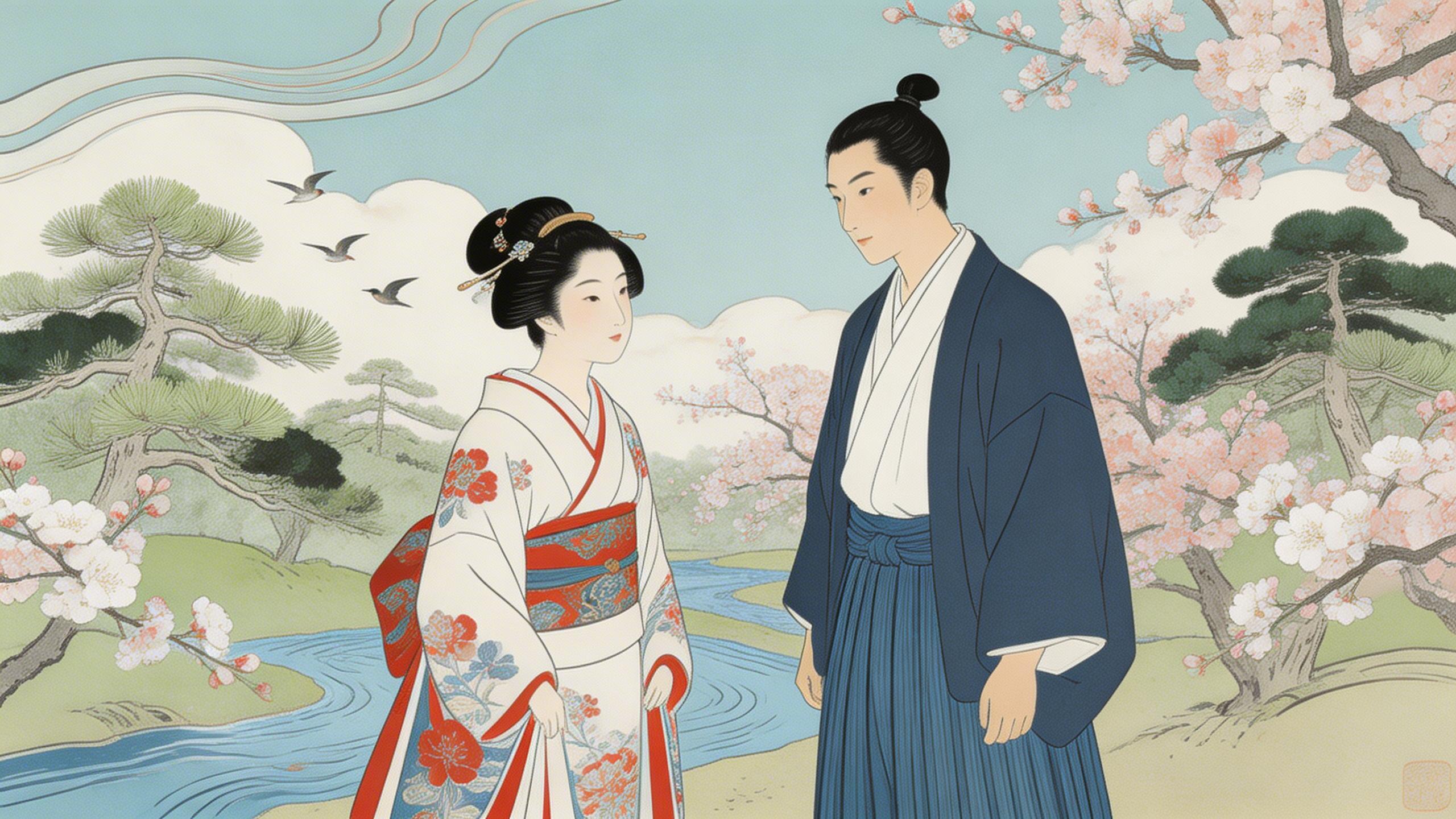 大名庭園の春 | の人気AIイラスト・グラビア