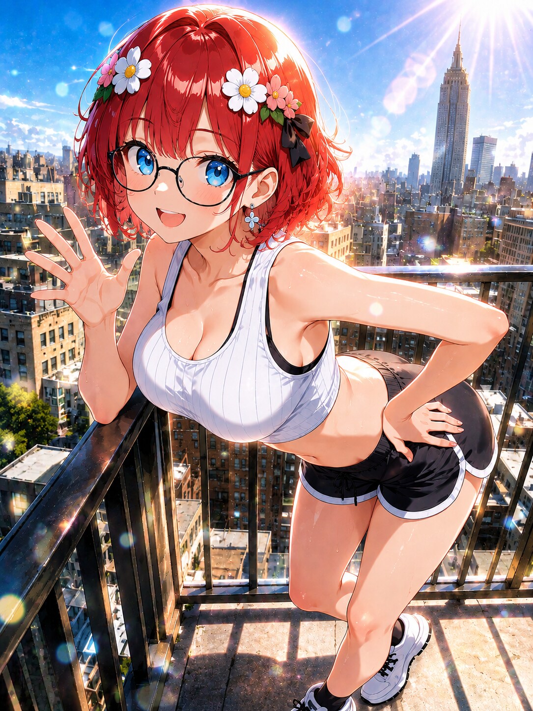 夏空へ手を振って ― Rooftop Smile