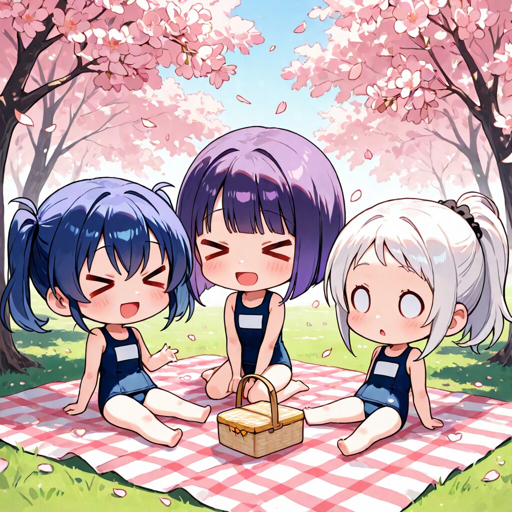 仲良しちゃんのお花見