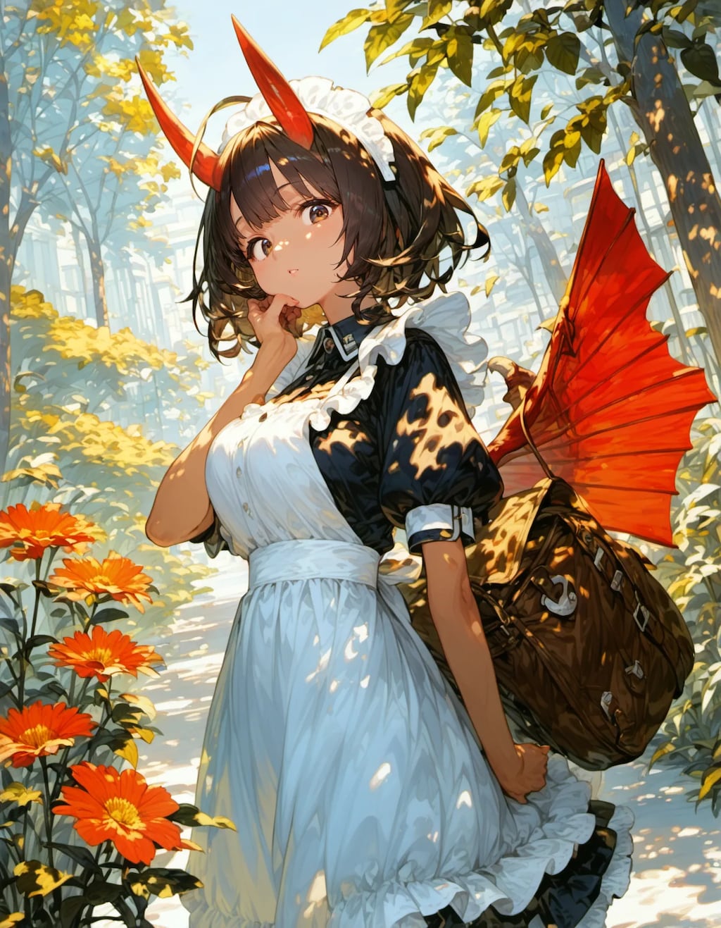 Dragon Maid in the Sunlit Garden