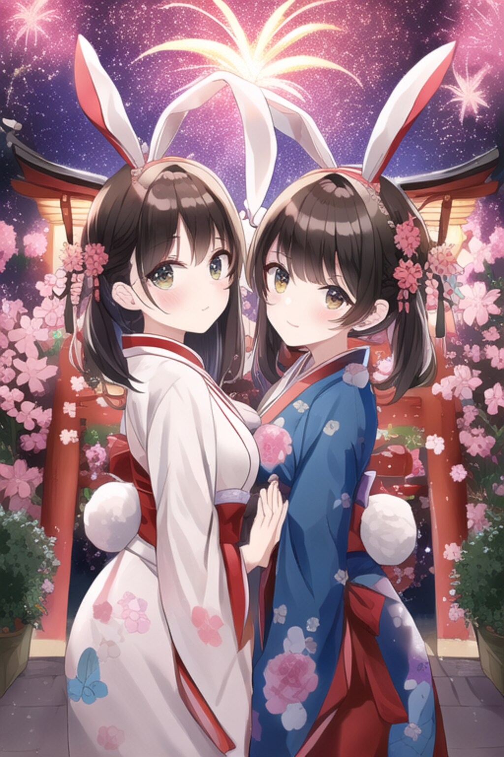 絵文字で年越し初詣