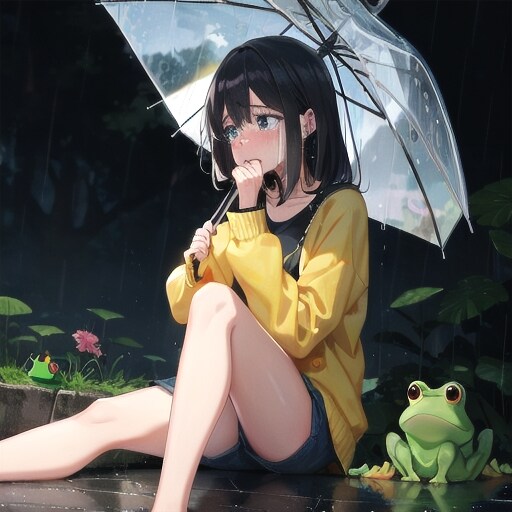 カエルと涙