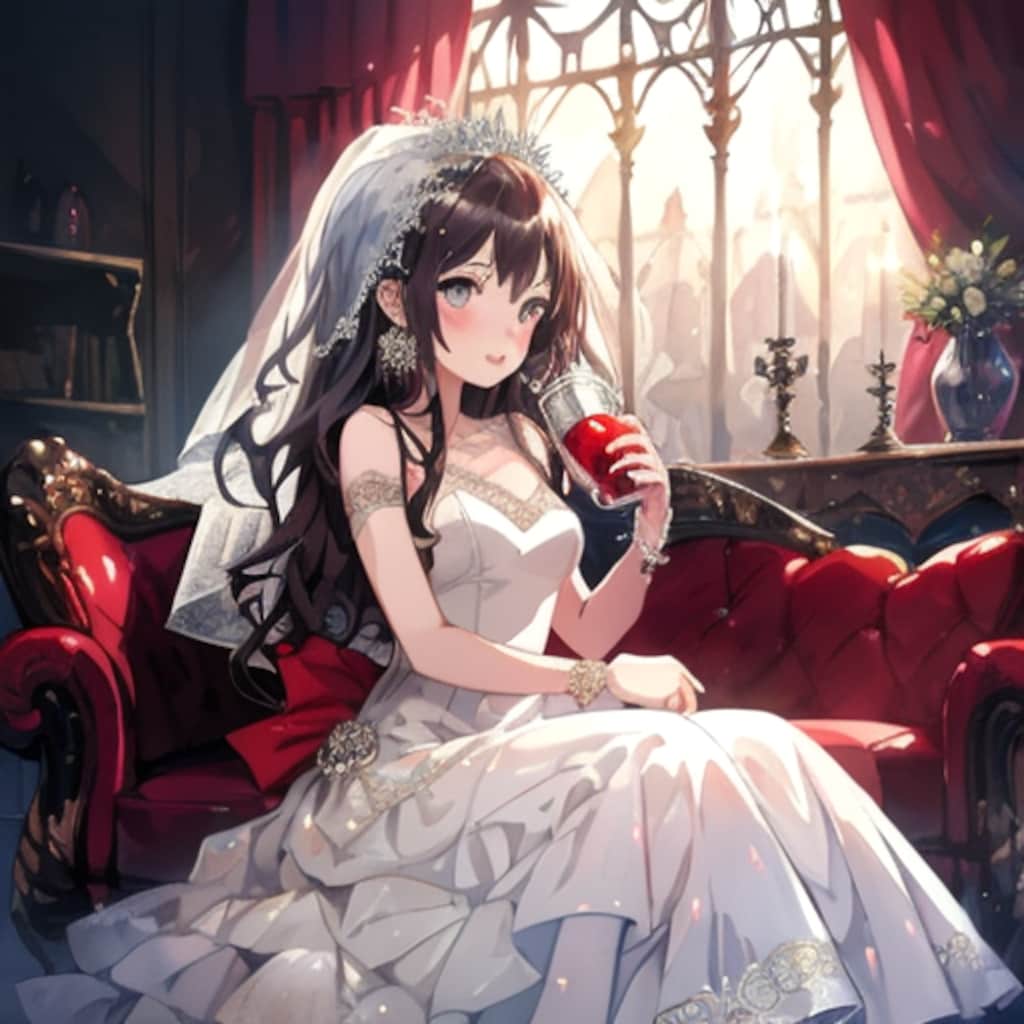 幸せ？血を飲むことよ