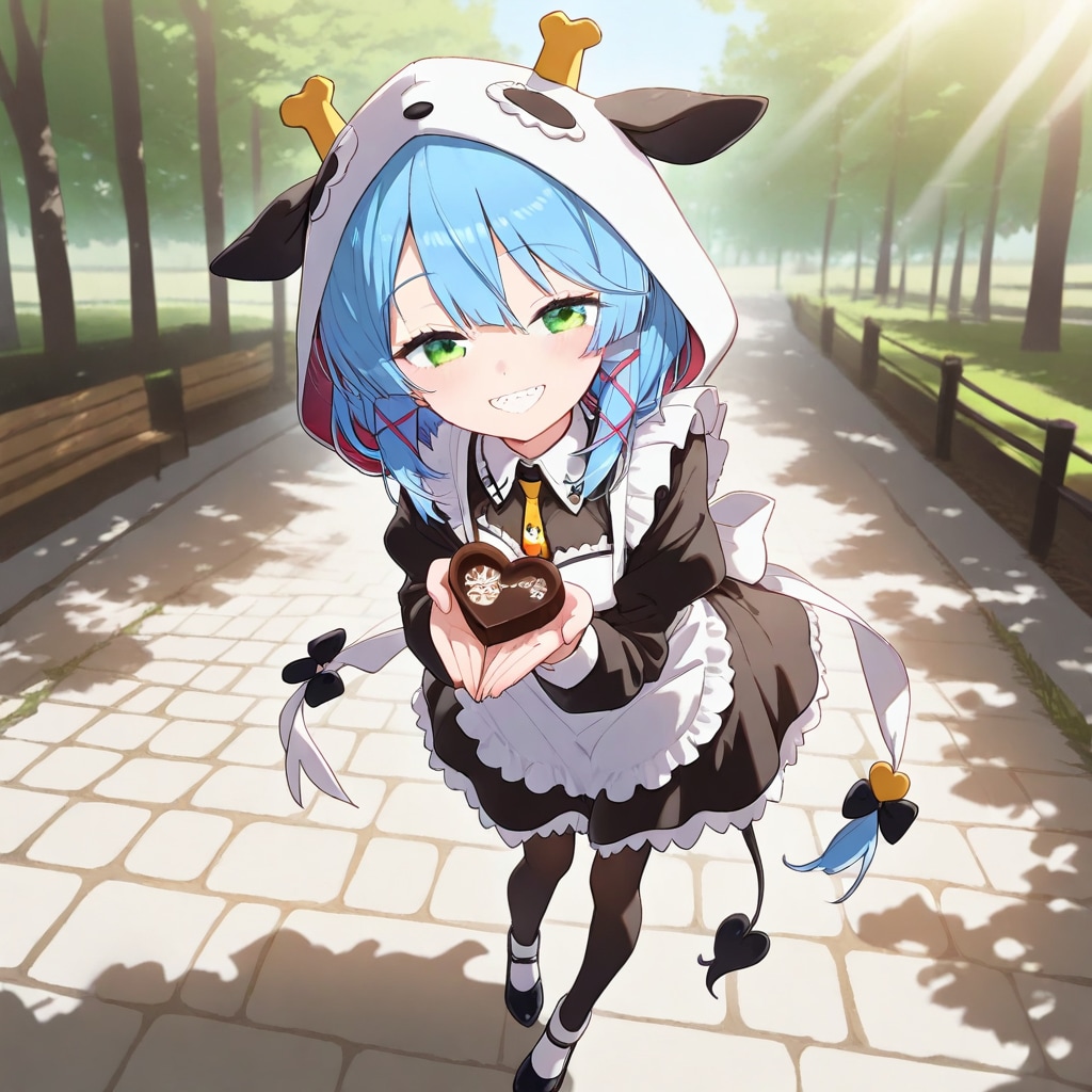 バレンタインのアニマル帽子ちゃん