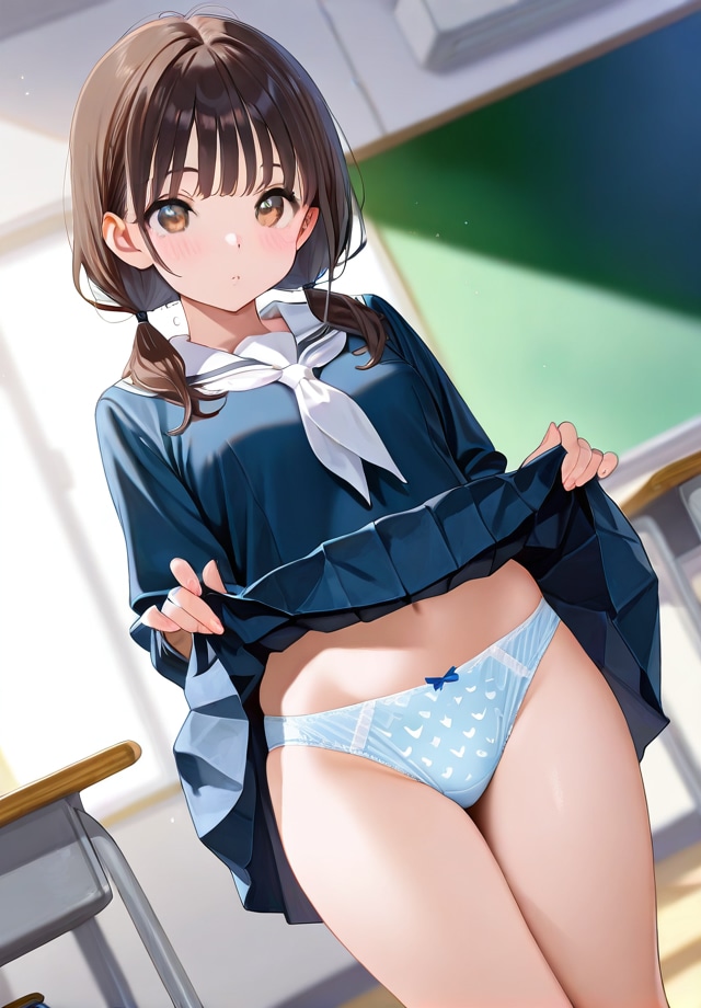 スカート、これでいいのかな？
