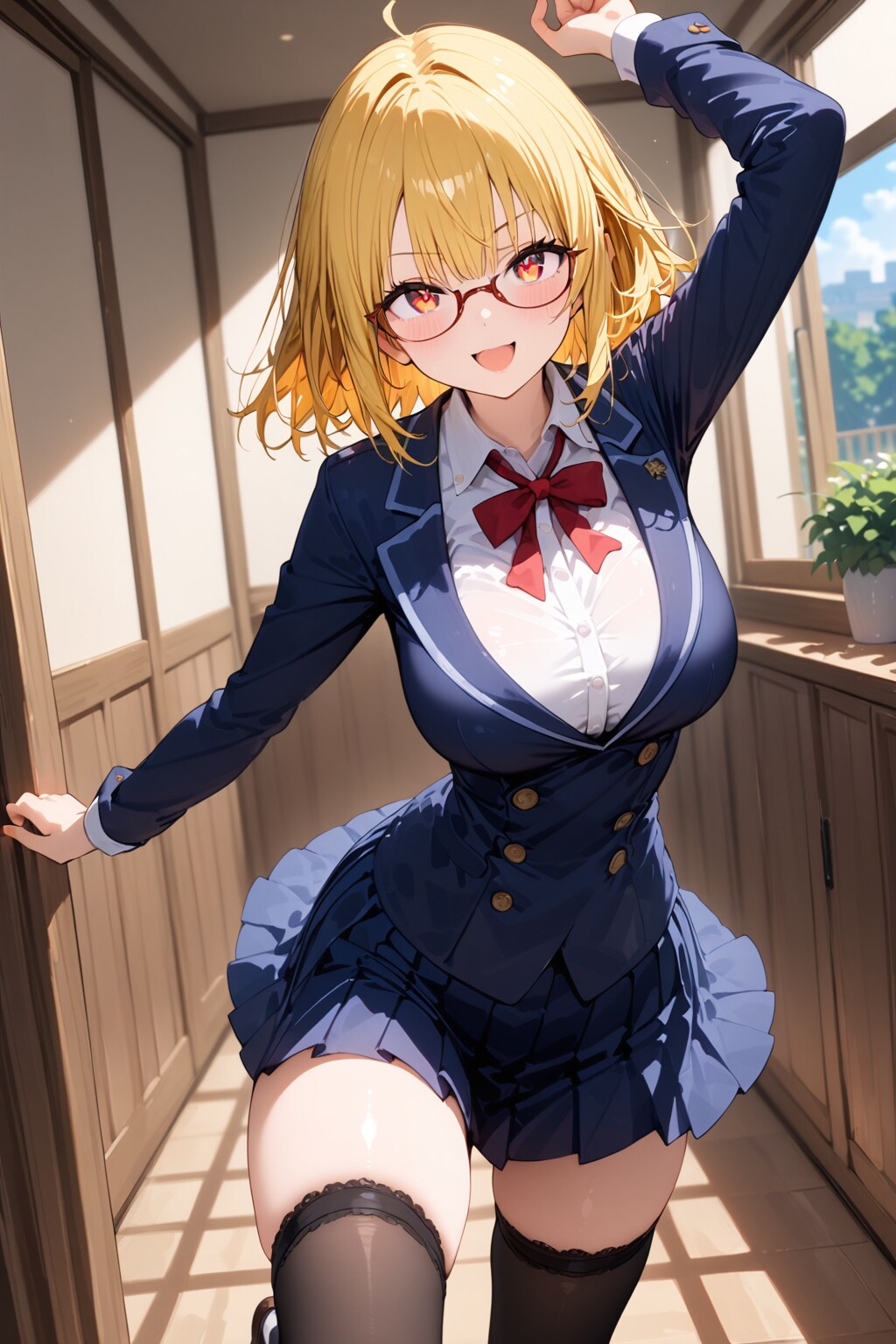 ブレザーな金髪ちゃん