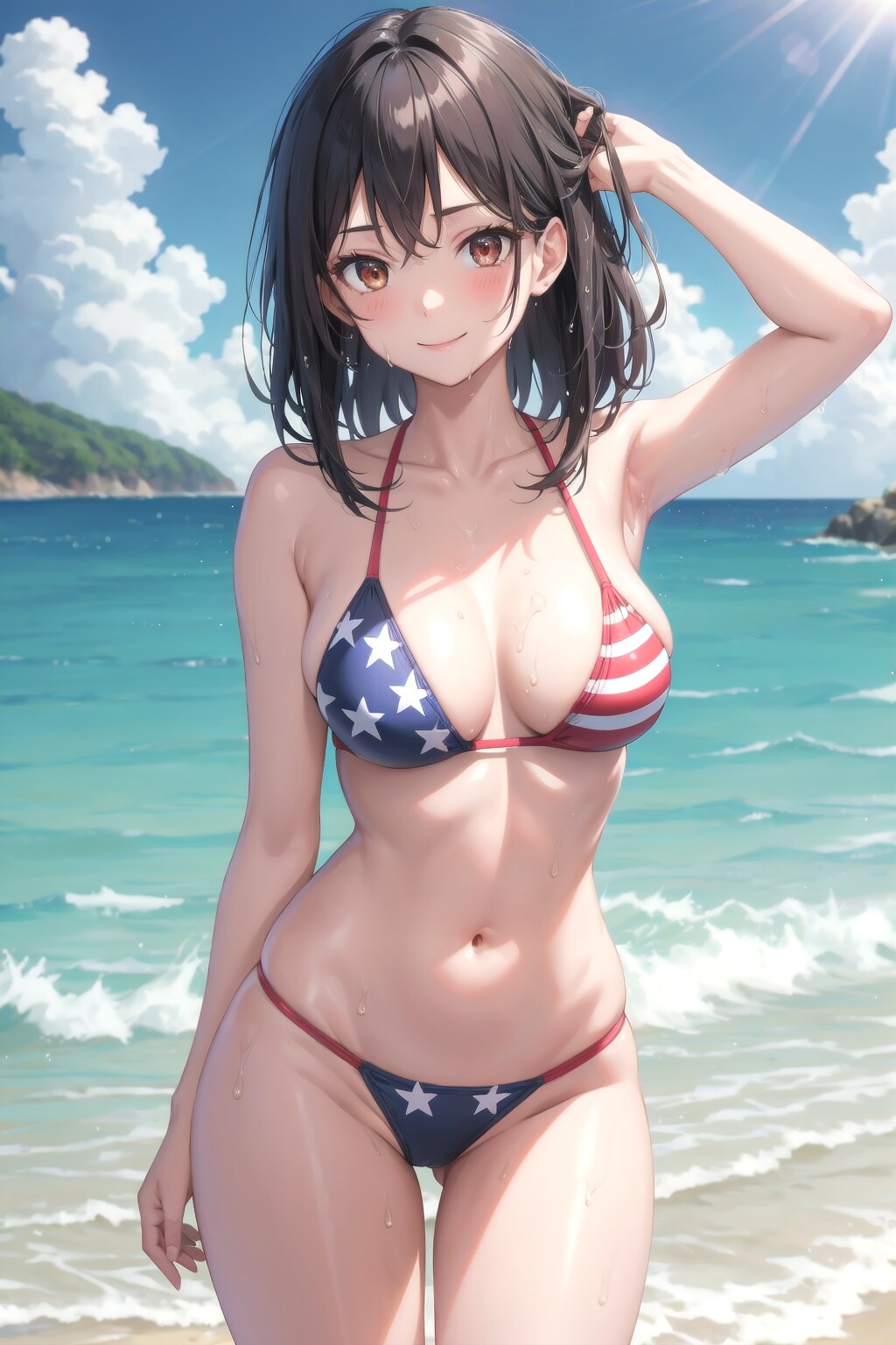 水着美少女