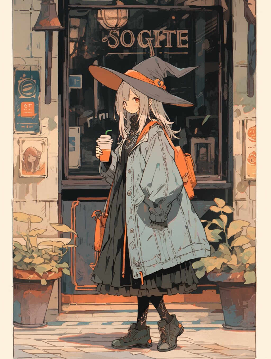 現代魔女　カフェ