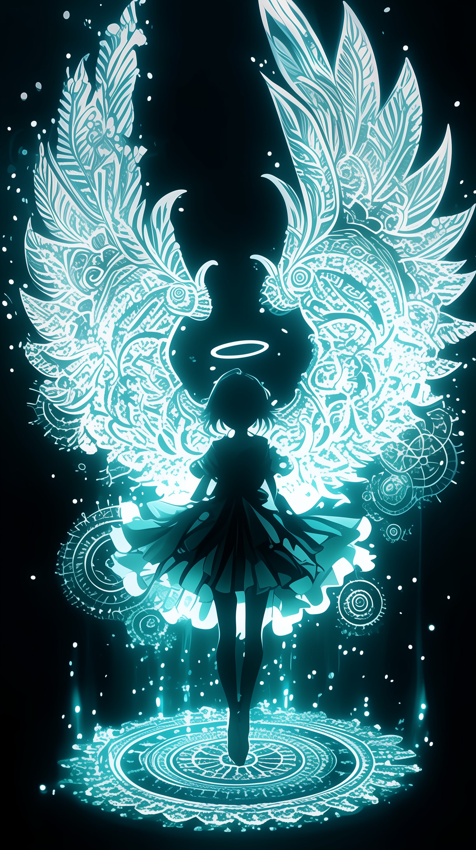 天使のシルエット | の人気AIイラスト・グラビア