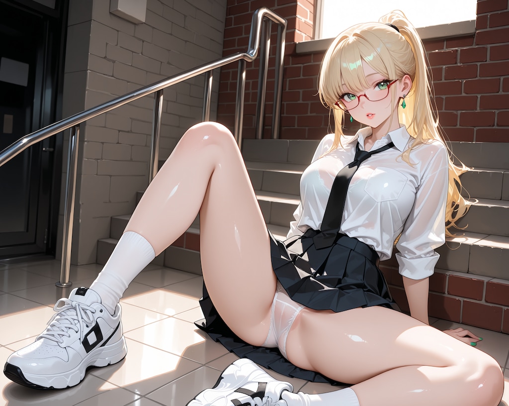 パンツ見えて？・・・気にしないよ♡
