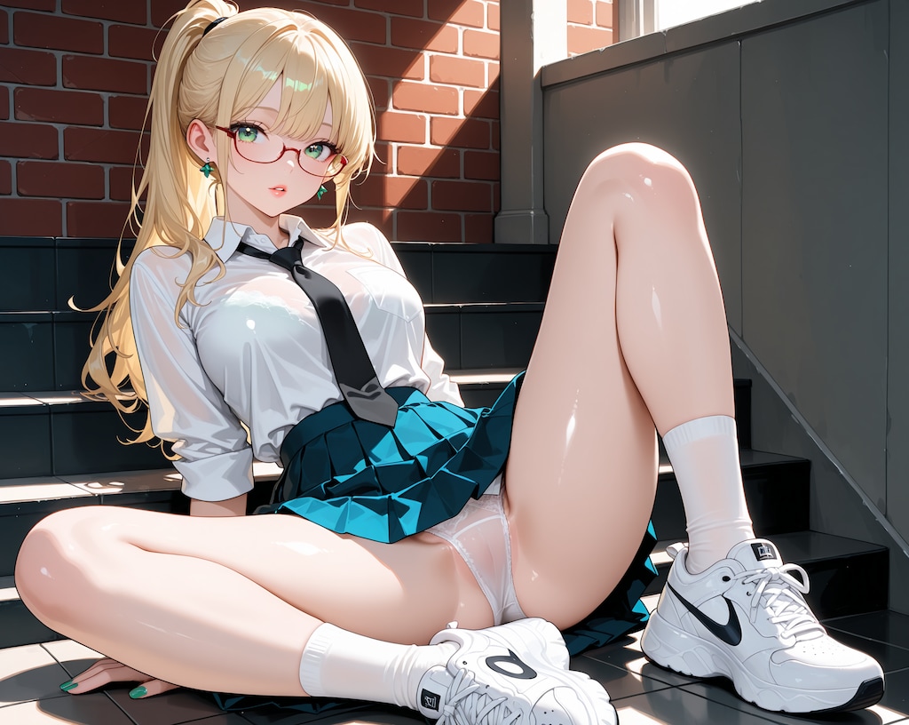 パンツ見えて？・・・気にしないよ♡