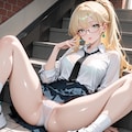 パンツ見えて？・・・気にしないよ♡ 8枚目
