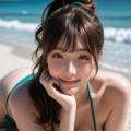 ビーチの彼女01 4枚目