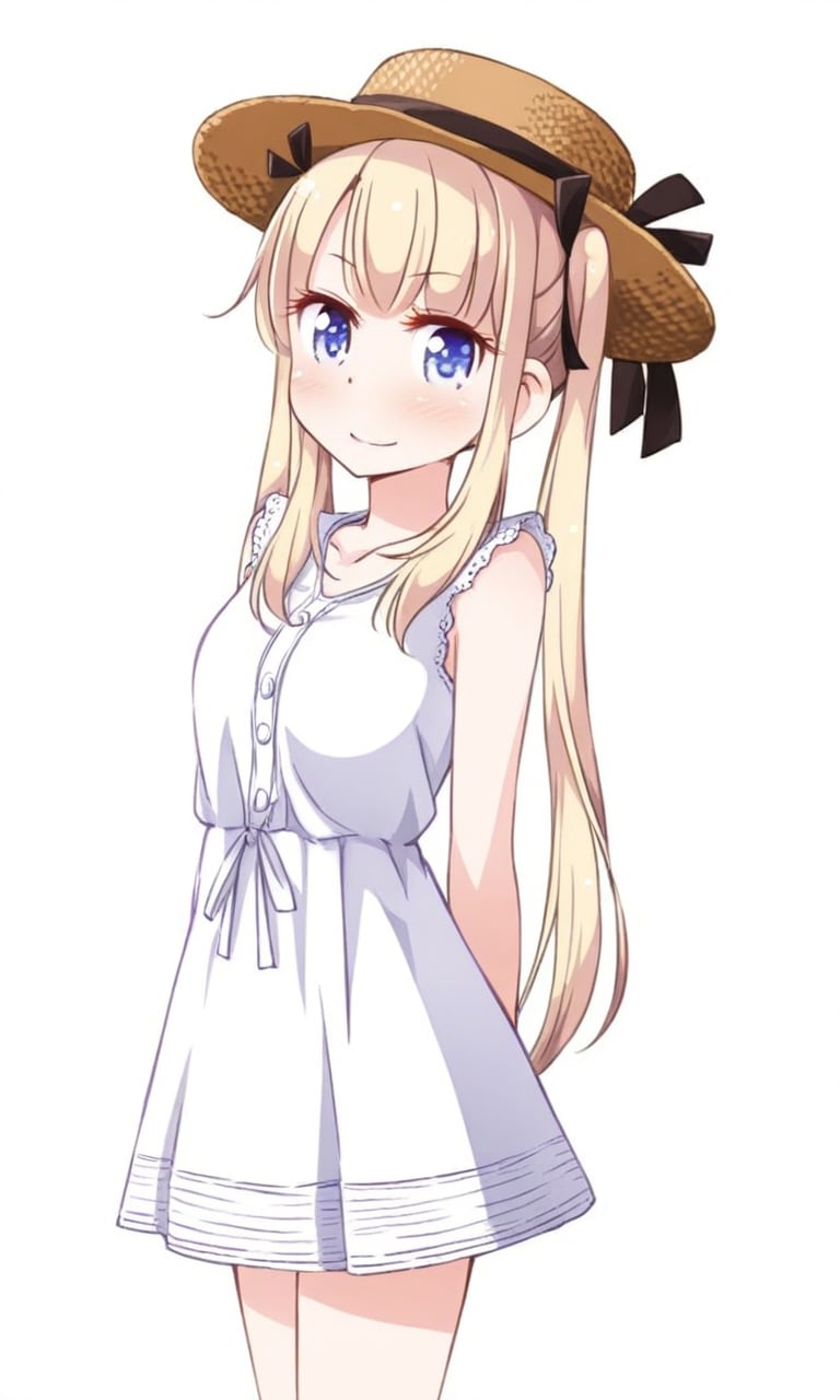 マリー・ローズ 麦わら帽子とワンピース
