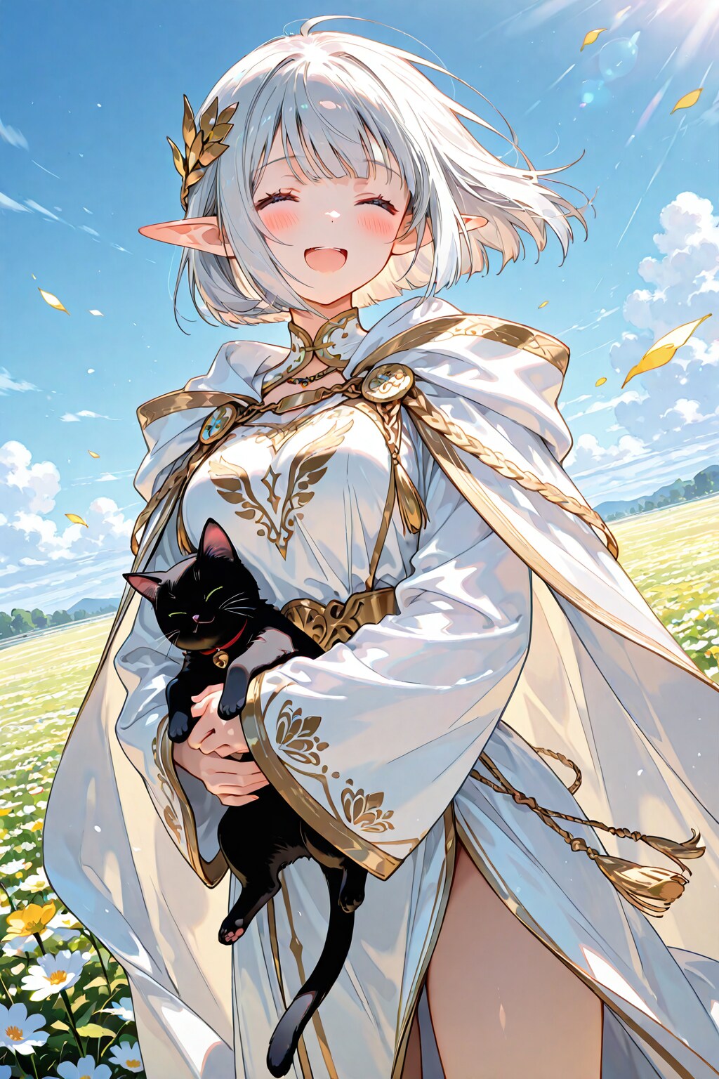 クロネさんとエルフの銀姫様