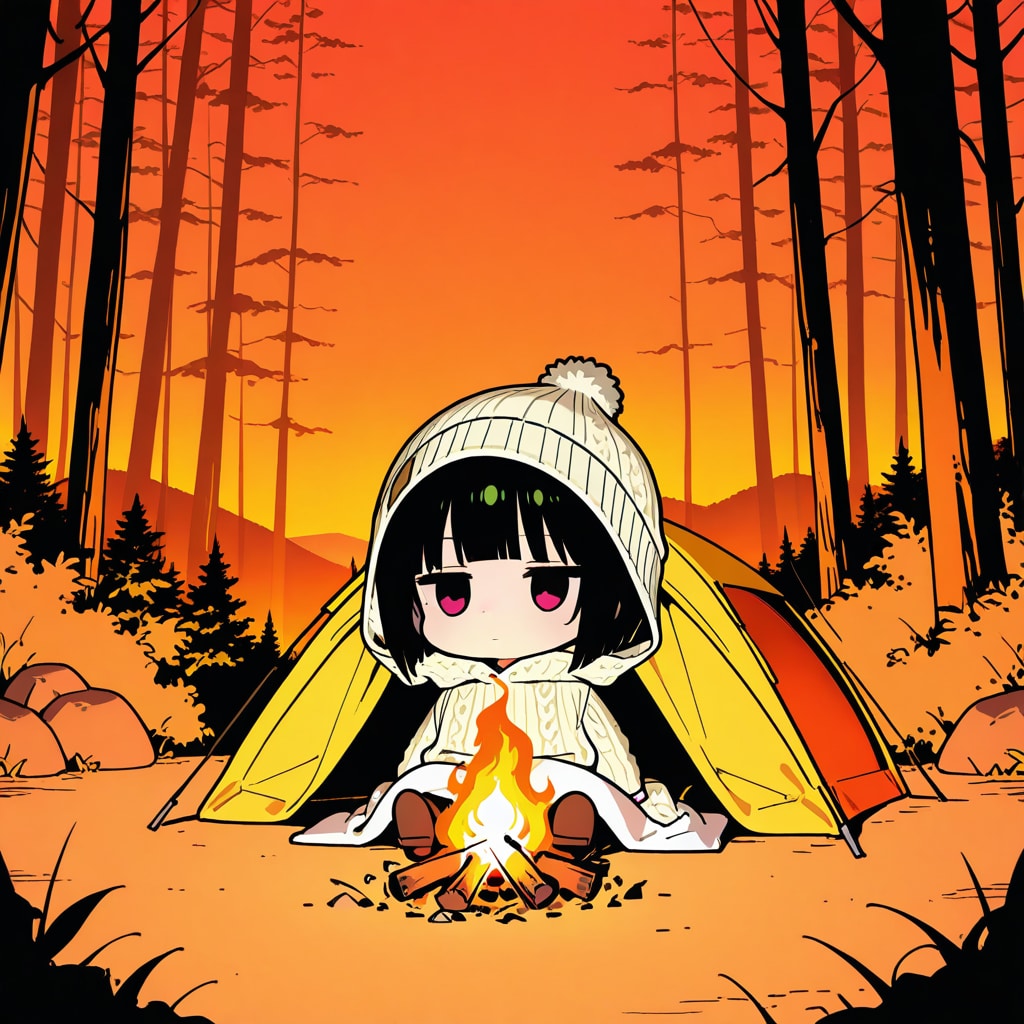 火を見てると無心になる