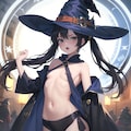 ハロウィンのちっぱい魔女 3枚目