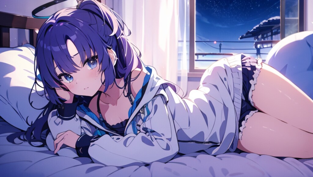 ユウカ、添い寝して...