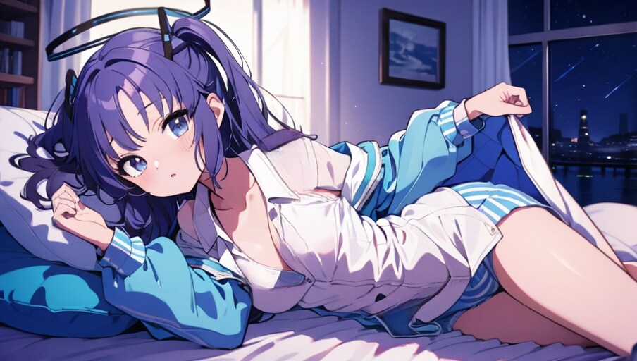 ユウカ、添い寝して...