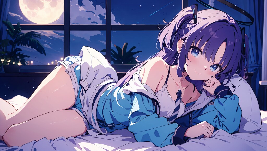 ユウカ、添い寝して...