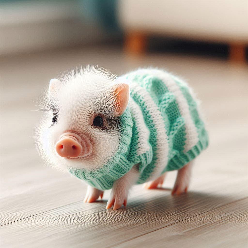 お散歩ミニブタ | の人気AIイラスト・グラビア