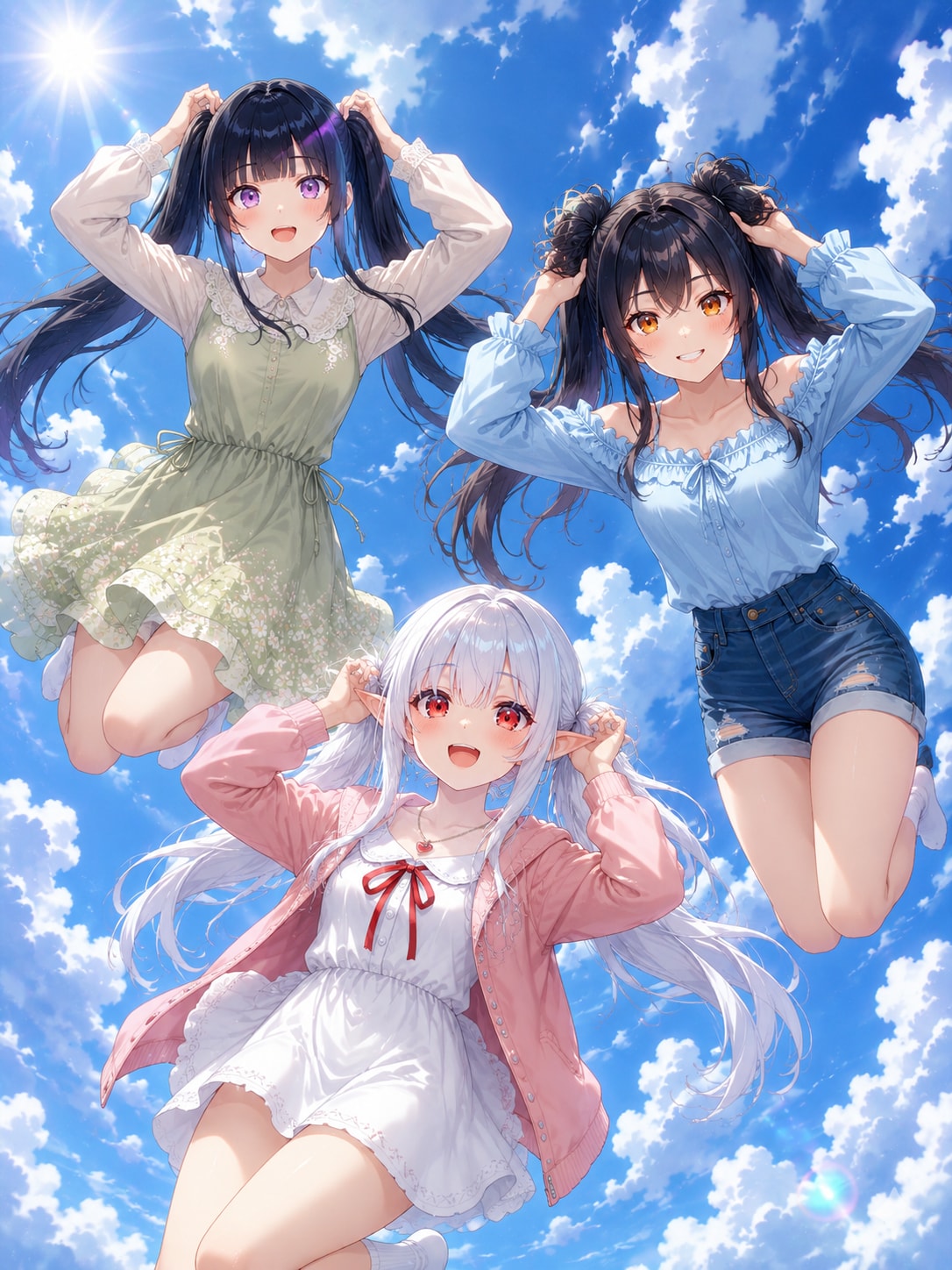 手ツインテールは飛べる！