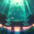 水中都市の仏像 2枚目