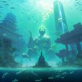 水中都市の仏像 11枚目