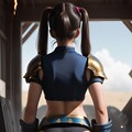 後ろ姿の戦士 2枚目