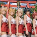 これまでに交流があった狐娘たちと 4枚目