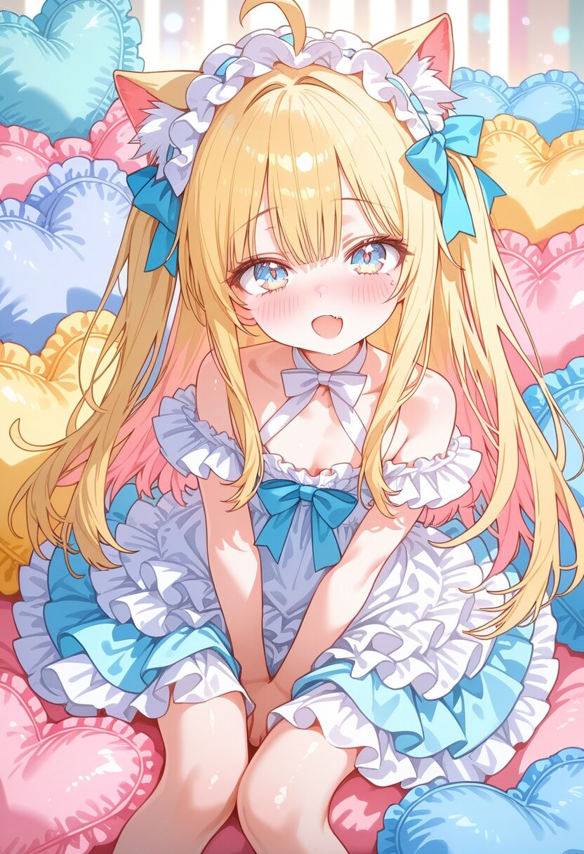 ネコミミホルターネック