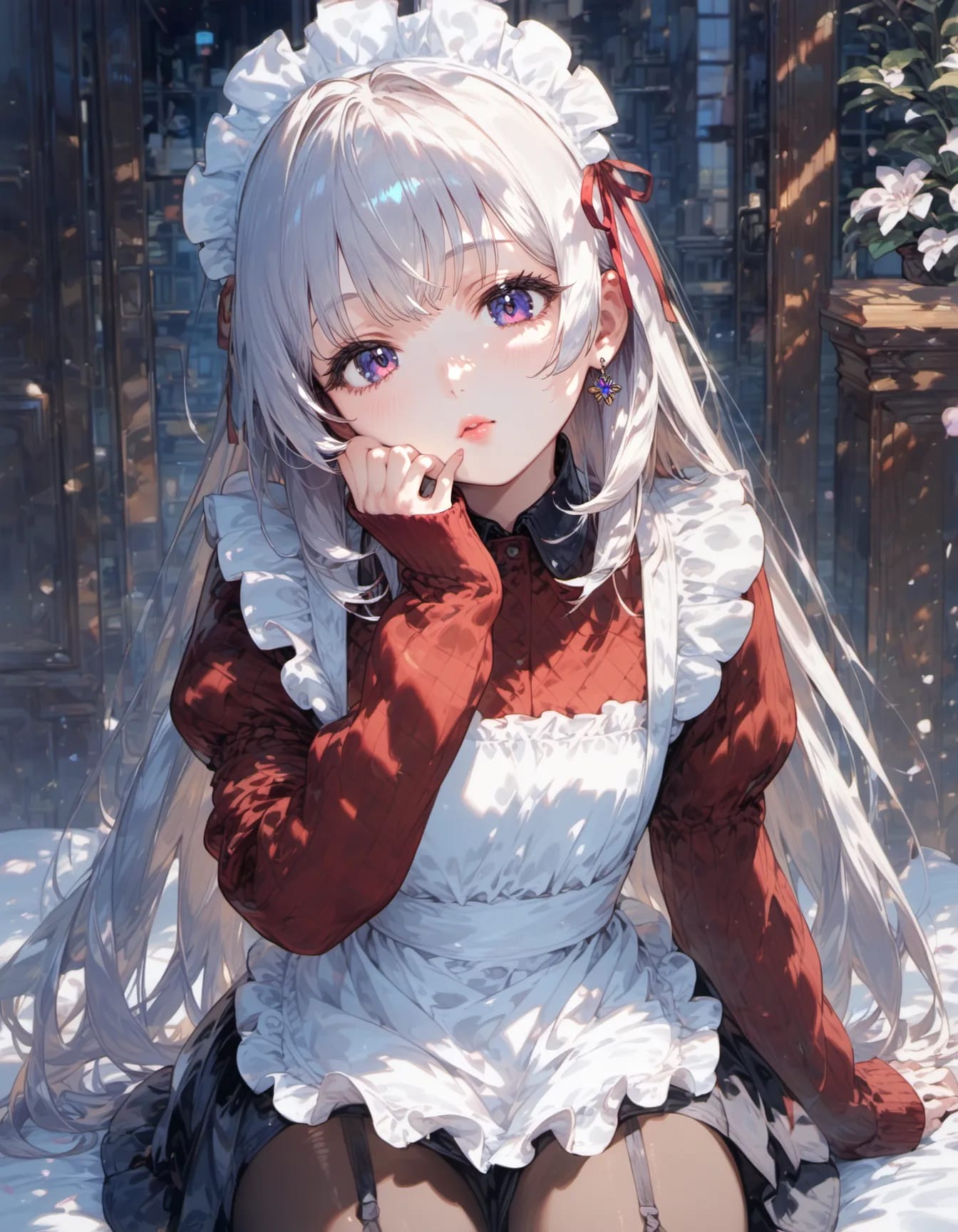 Silent Snow Maid | の人気AIイラスト・グラビア
