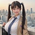 ブレザー制服グラビアも撮影された爆乳J系ちゃん 3枚目