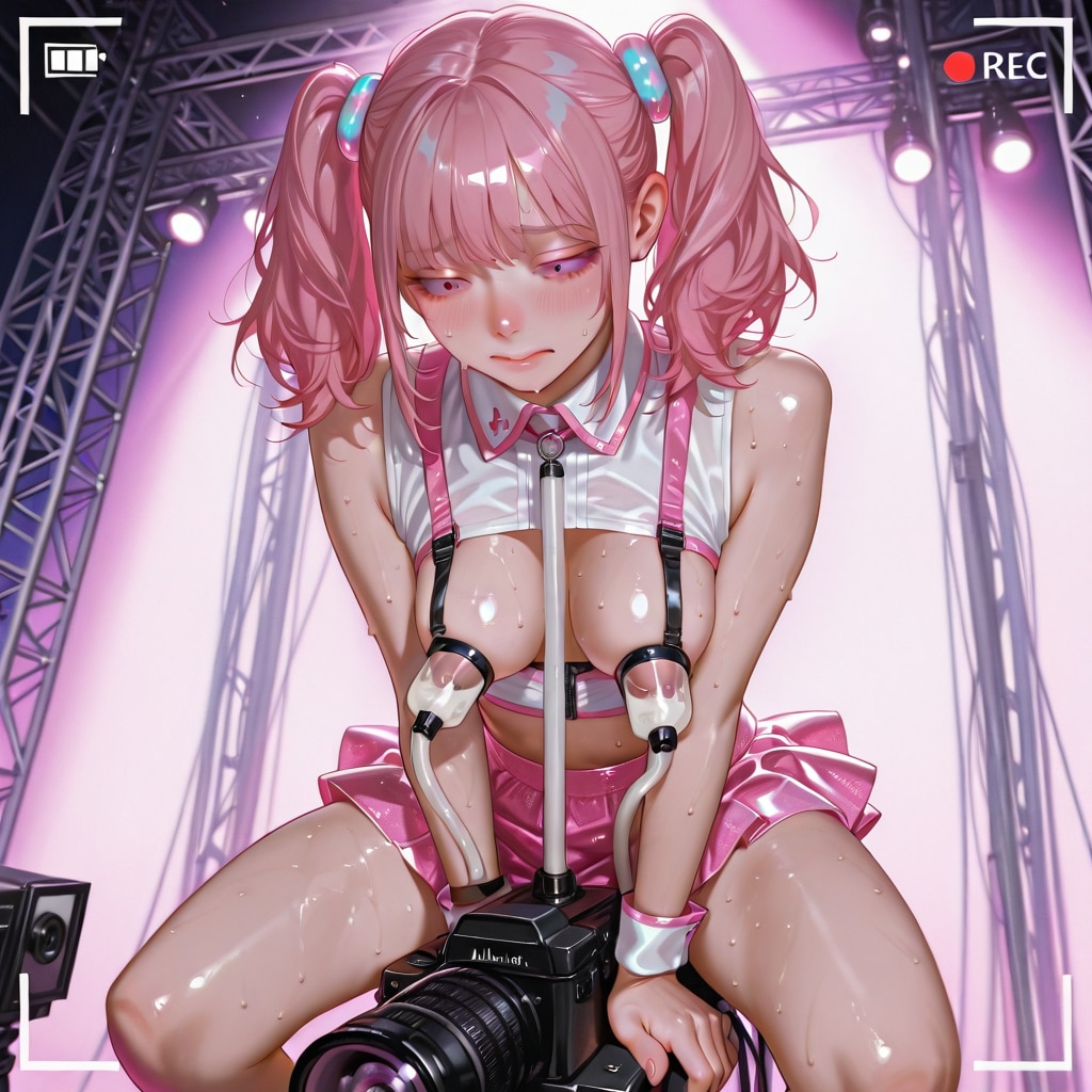 アイドル搾乳機罰ゲーム