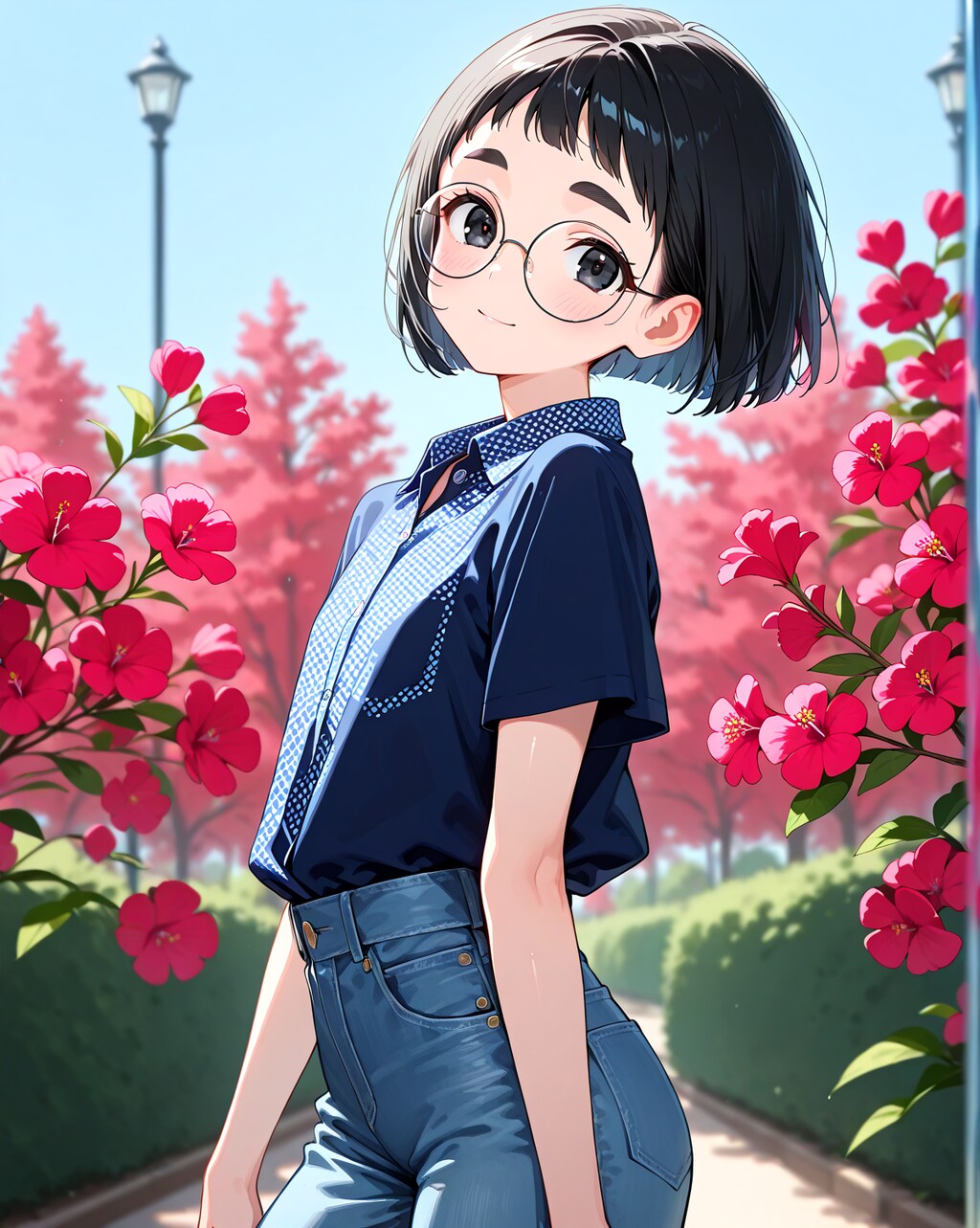 ツツジとめがねちゃん