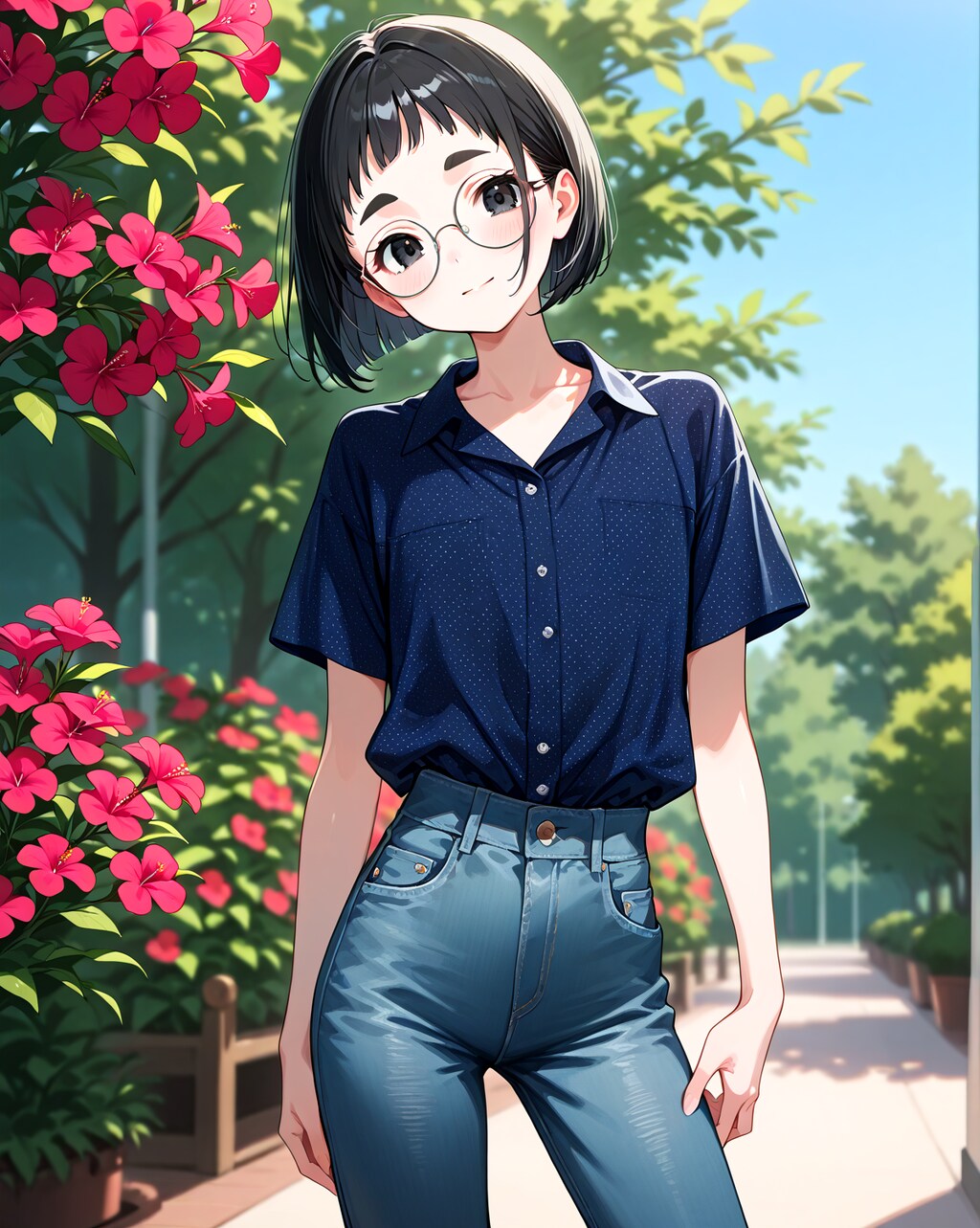 ツツジとめがねちゃん