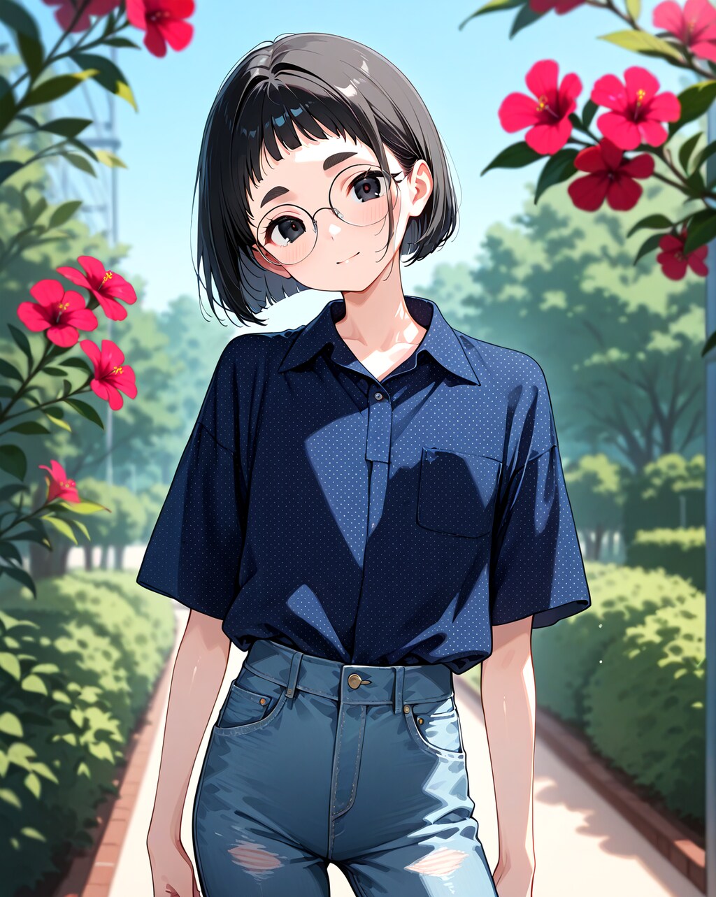 ツツジとめがねちゃん