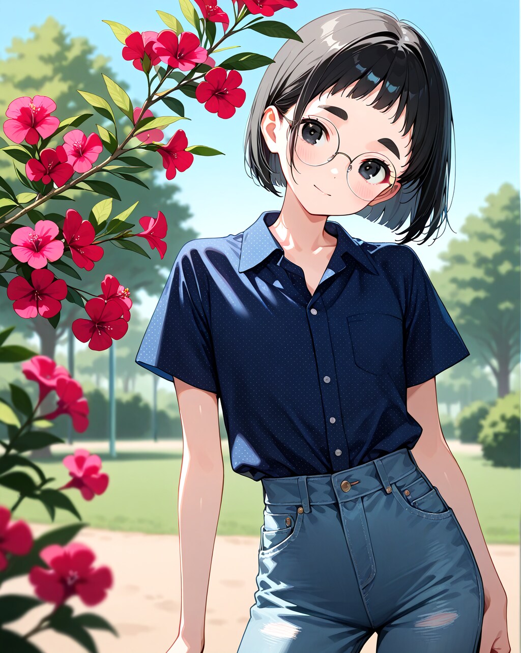 ツツジとめがねちゃん