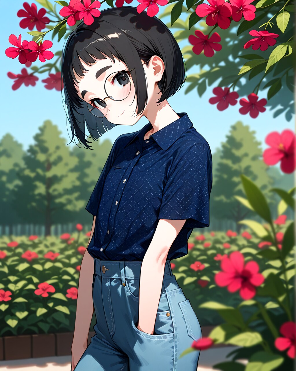 ツツジとめがねちゃん