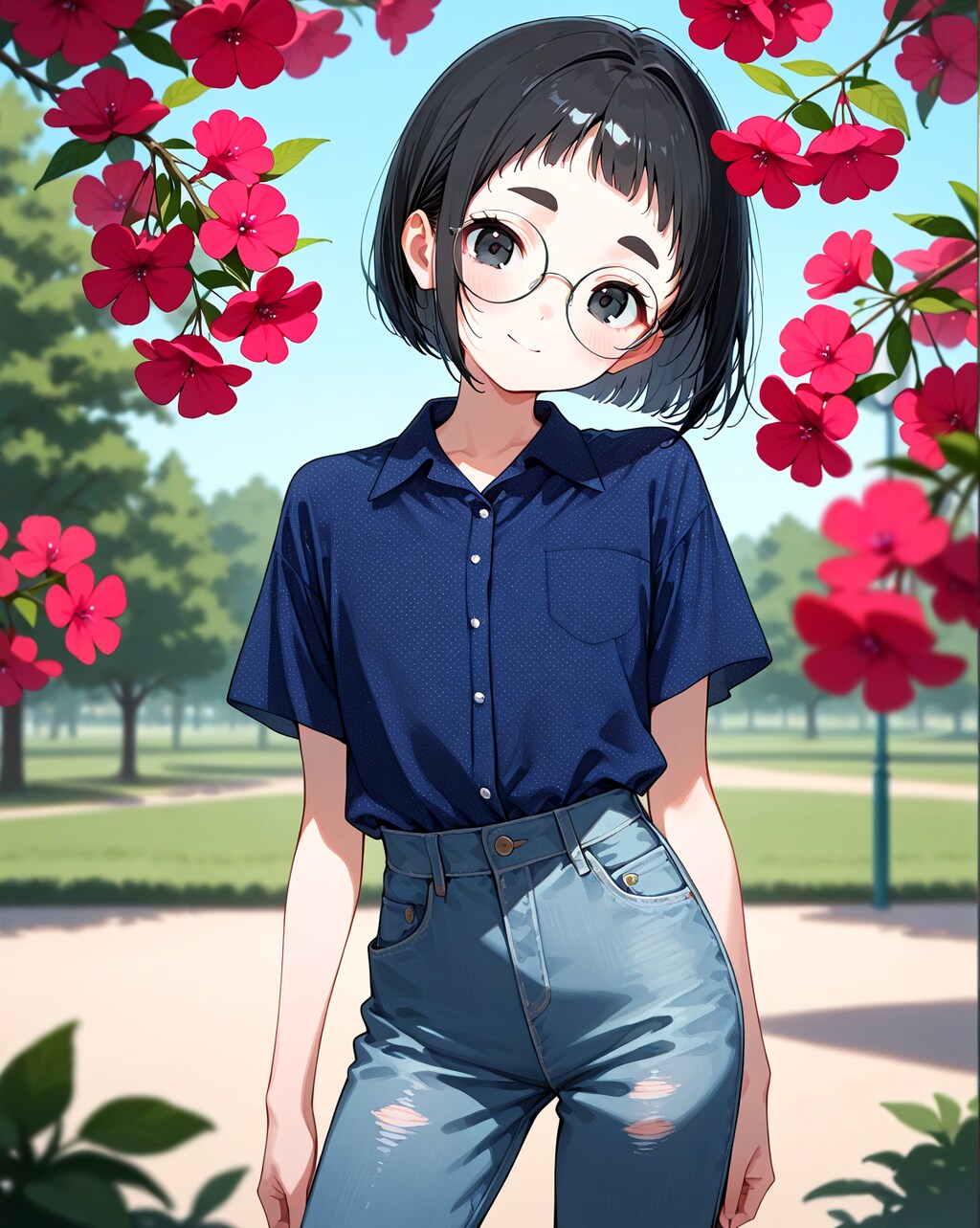 ツツジとめがねちゃん