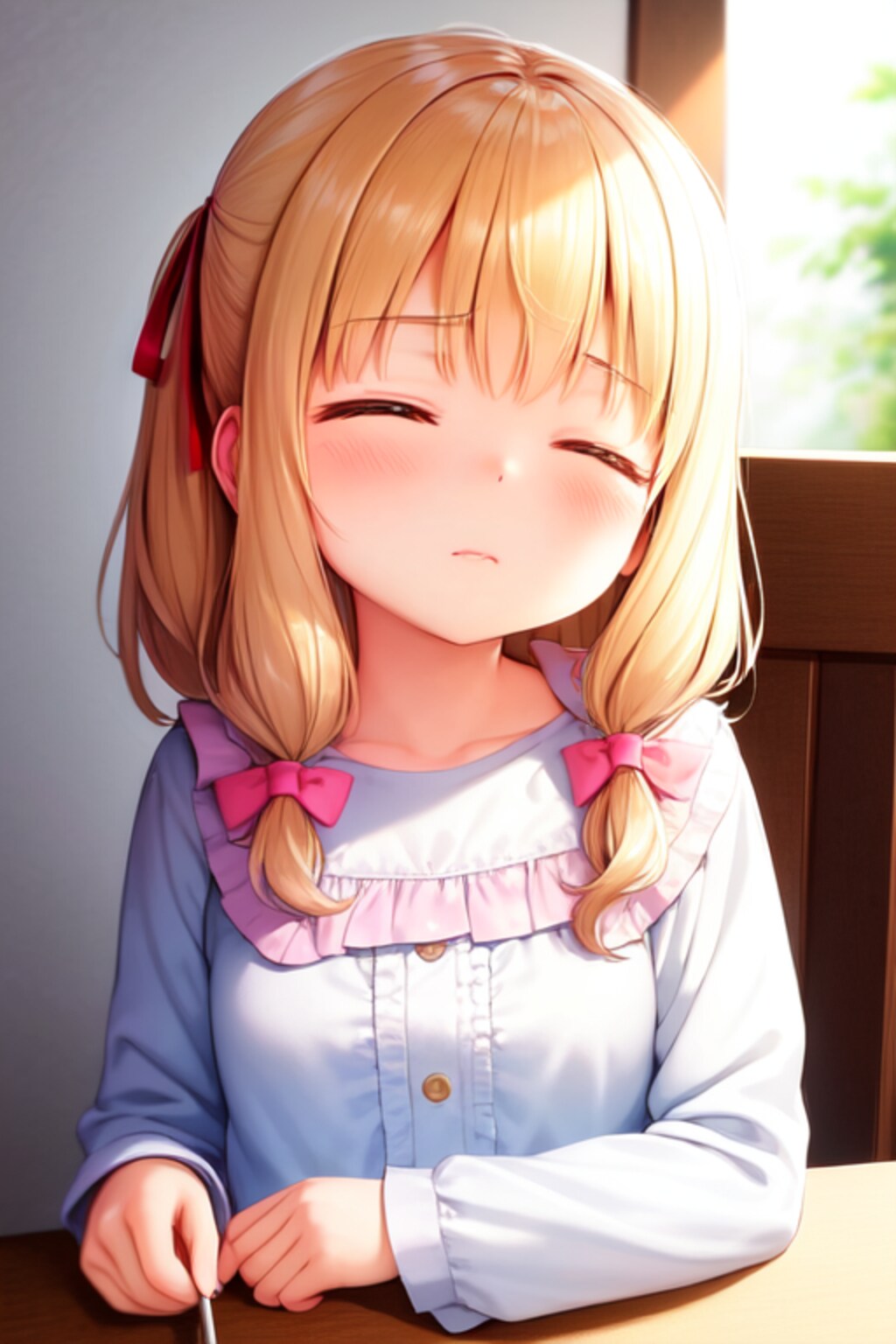 幼女の居眠り