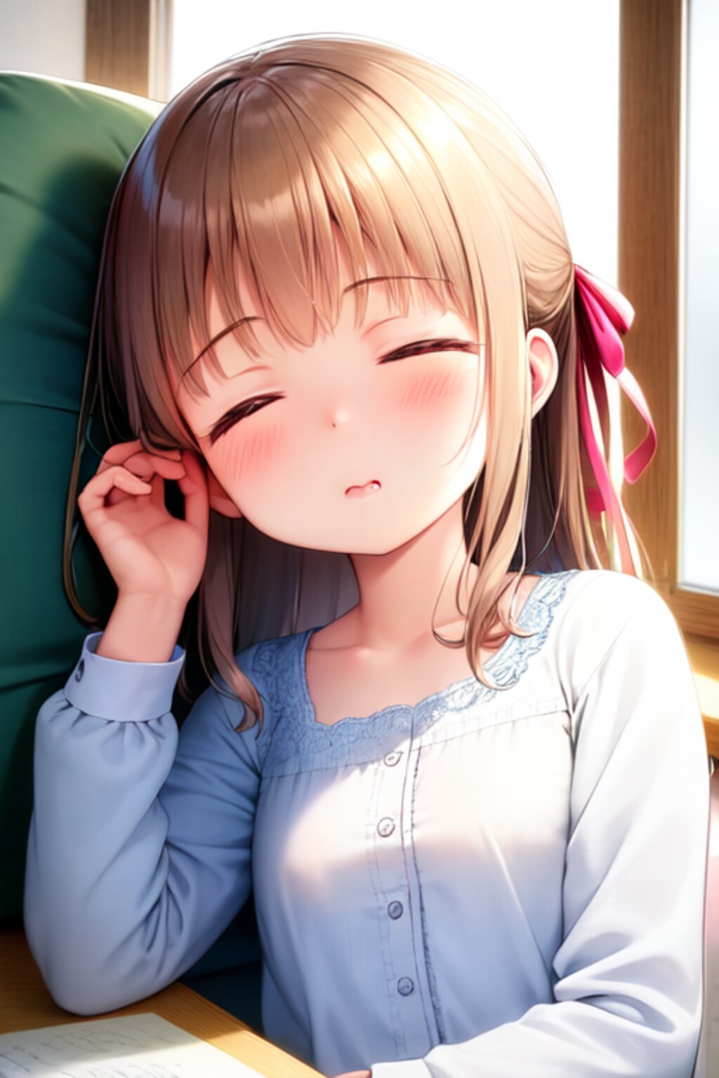 幼女の居眠り