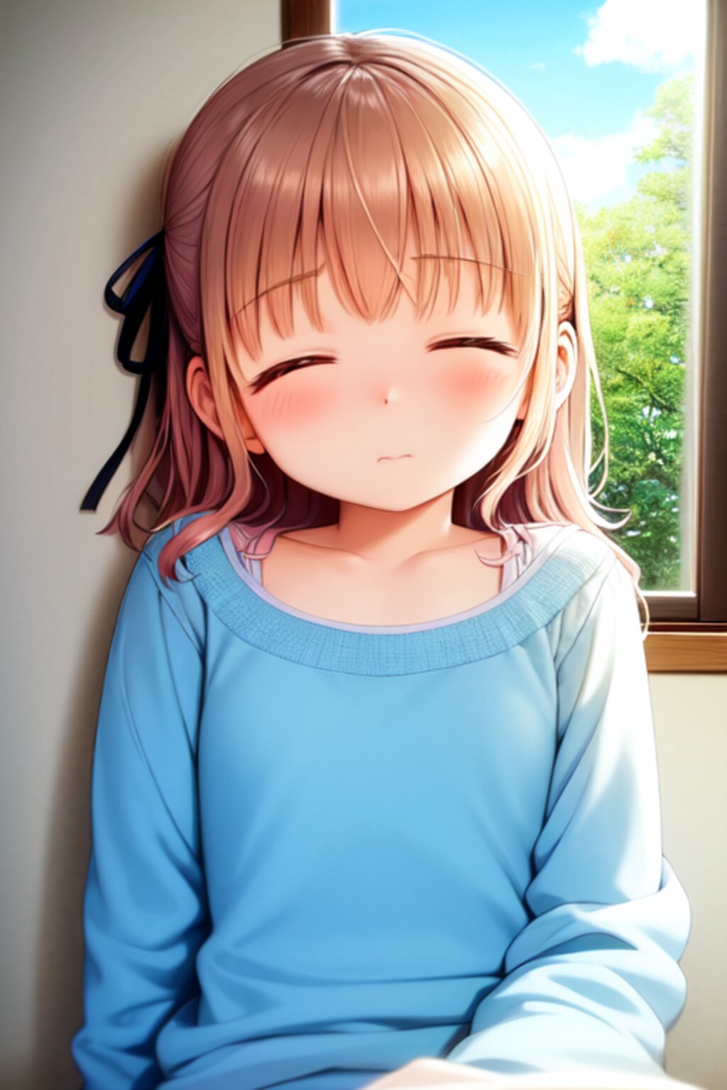 幼女の居眠り