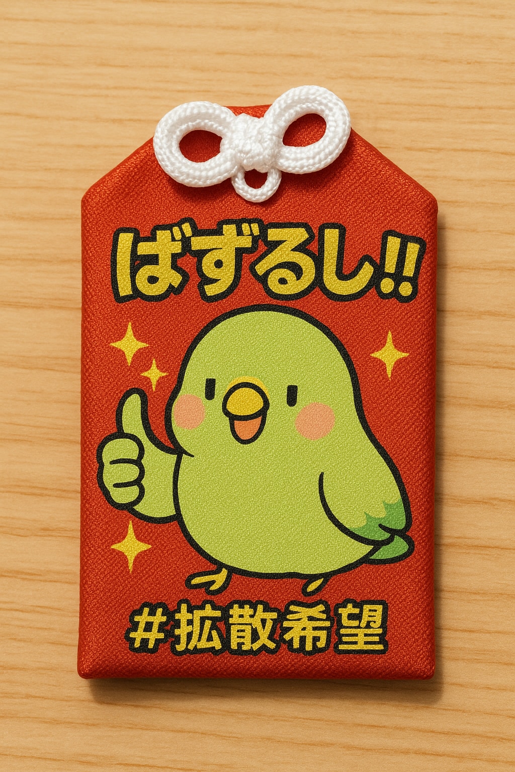 喋るインコのお守り