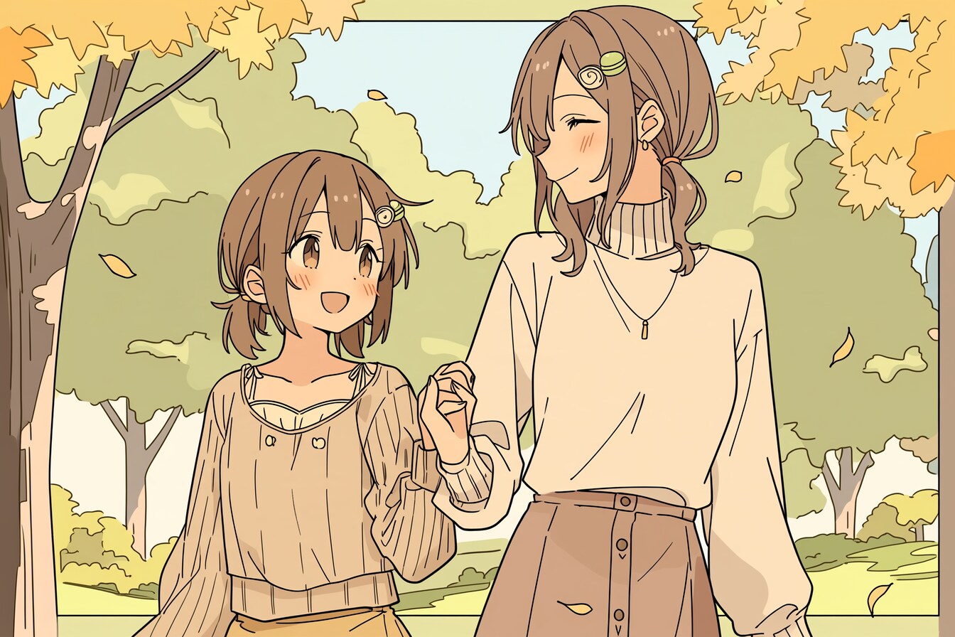 母と娘453 | の人気AIイラスト・グラビア
